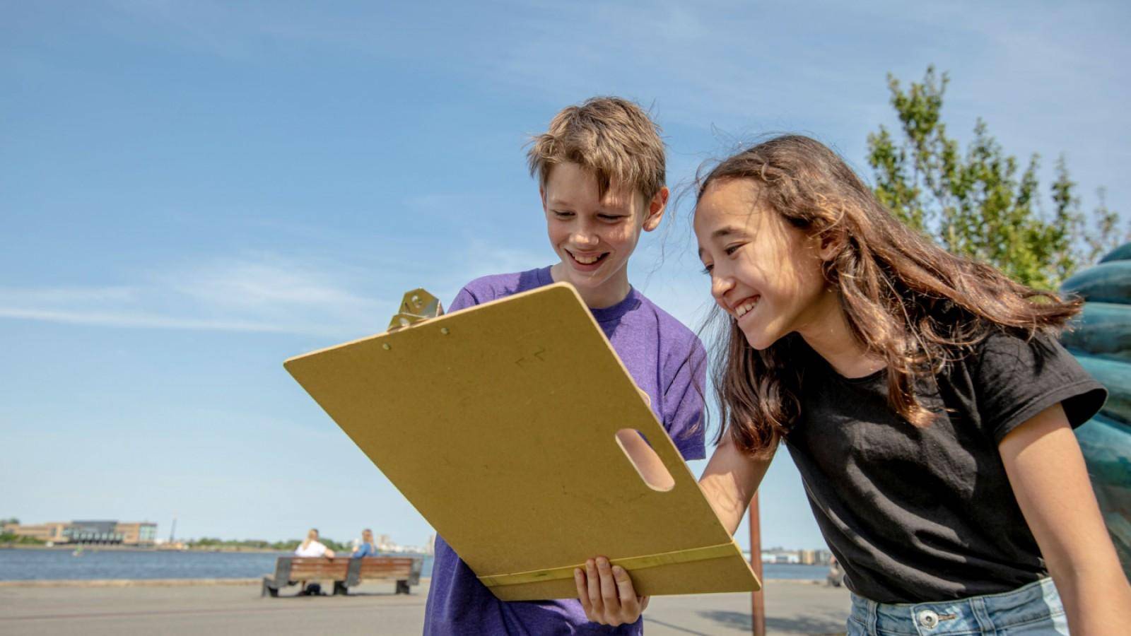 Foto af børn på Utzon