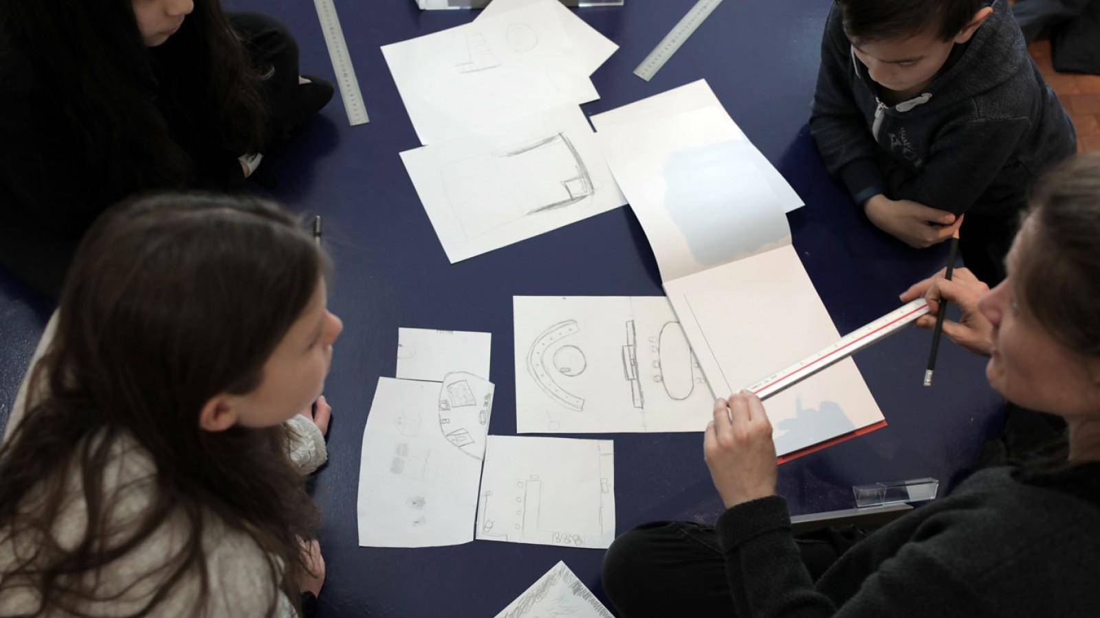 Foto af børn på Utzon